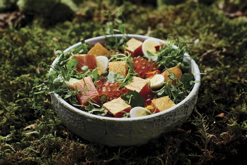 Gold ingot and truffle salad - Benfumat